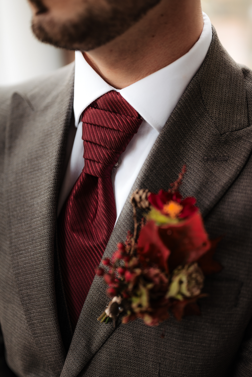 Svatební anglická kravata - regata