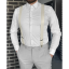 Cream (ECRU) Men's Wide Suspenders