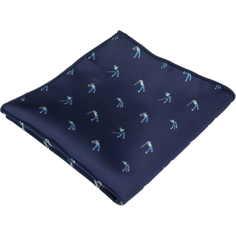 Tmavě modrý pánský kapesníček GOLF