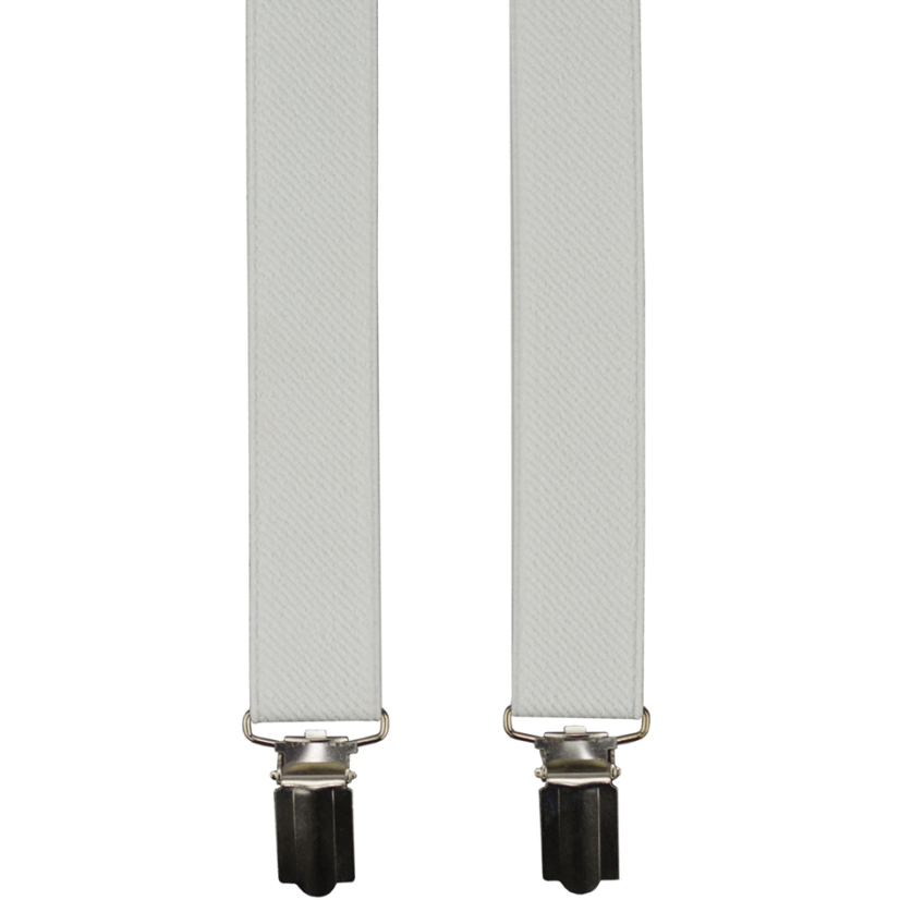 Bílé dětské kšandy - Délka: 70cm (pro děti do 130cm)