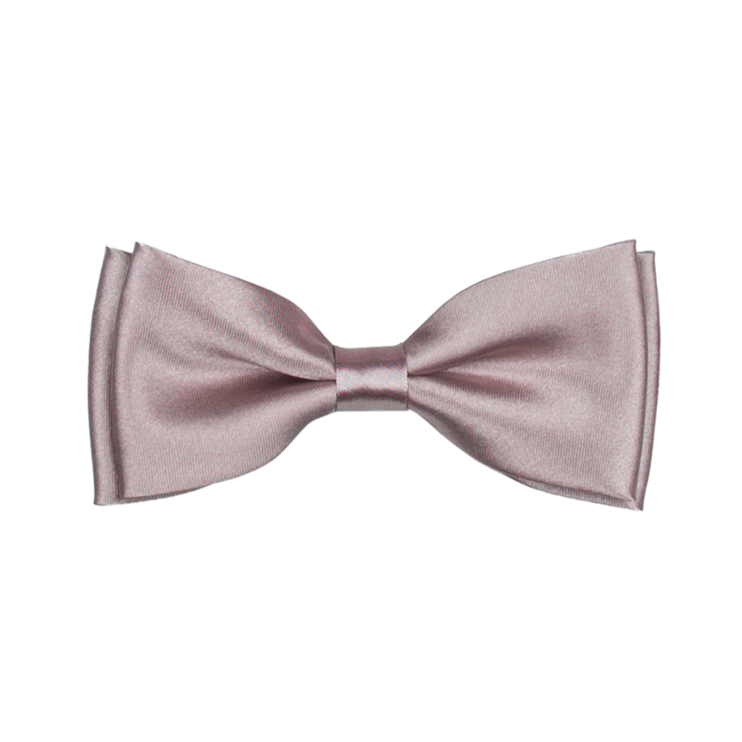 Tmavě starorůžový dětský motýlek lesklý