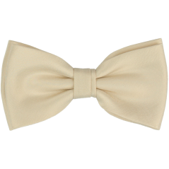 Béžový pánský motýlek matný