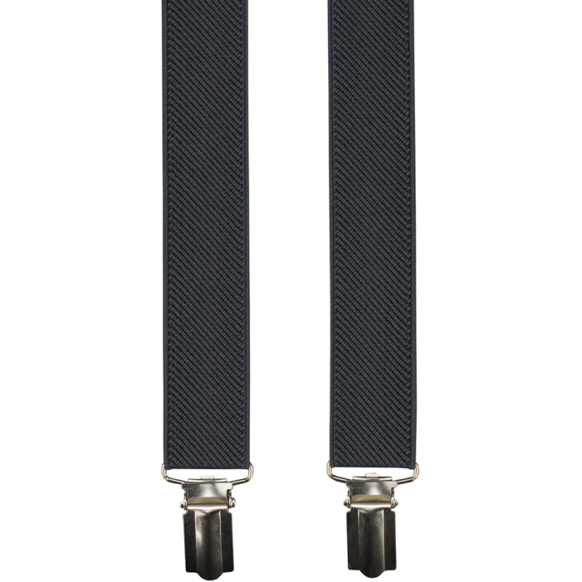 Tmavě šedé pánské kšandy