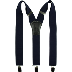 Dark Navy Men's Wide Suspenders