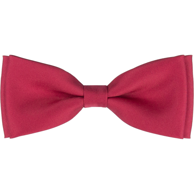 Malinově červený pánský motýlek matný