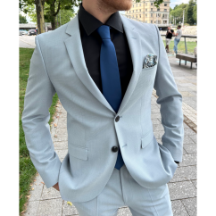 Blue Men's Necktie