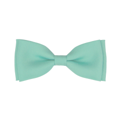 Světle mátový dětský motýlek matný