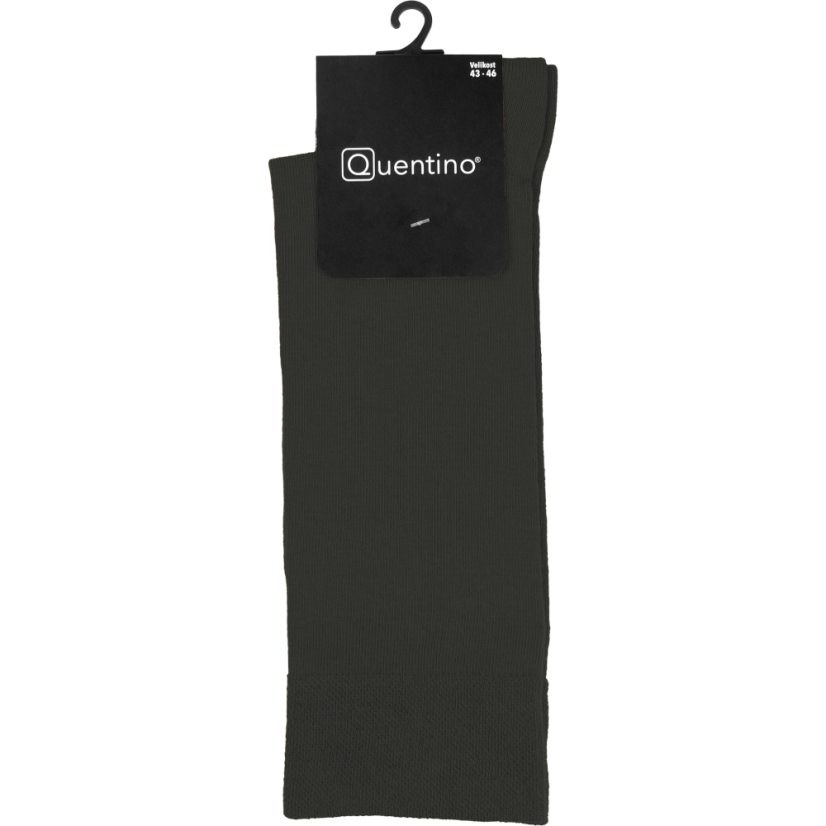 Dark Grey Men's Socks with Extended Height