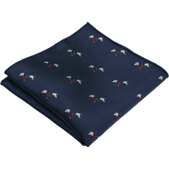 Tmavě modrý pánský kapesníček PES