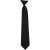 Black Children's Matte Necktie