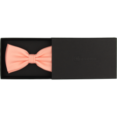 Světle lososový pánský motýlek matný