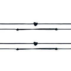 Párové náramky srdíčka