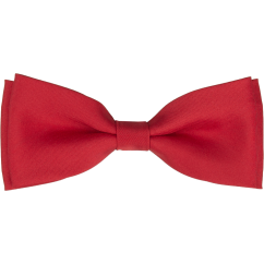 Červený pánský motýlek matný