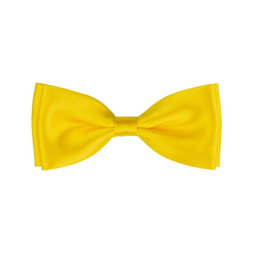 Kanárkově žlutý dětský motýlek lesklý Kanárkově žlutý dětský motýlek lesklý