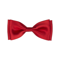 Červený dětský motýlek lesklý