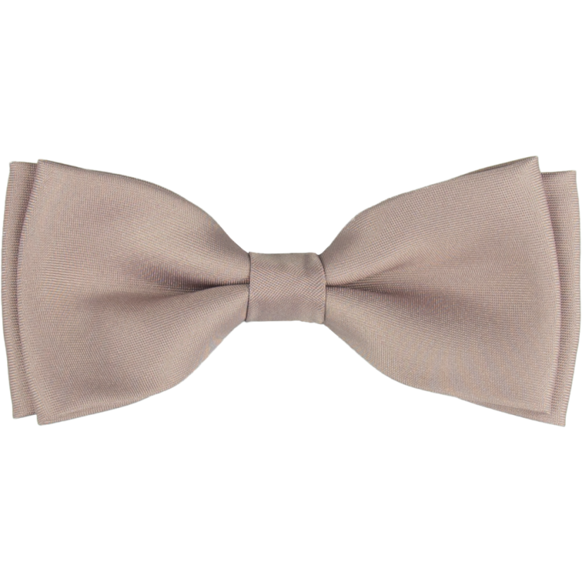 Tmavě pudrový pánský motýlek matný