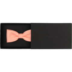 Světle lososový dětský motýlek matný