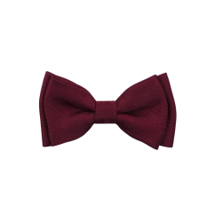 Vínově červený dětský MINI motýlek matný