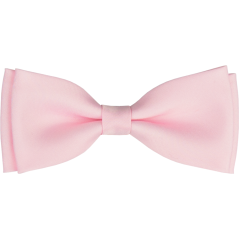 Světle růžový pánský motýlek matný