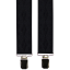 Black Men's Wide Suspenders with Elegant Pattern