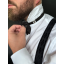 Čierny pánský motýlik matný – elegantný butterfly