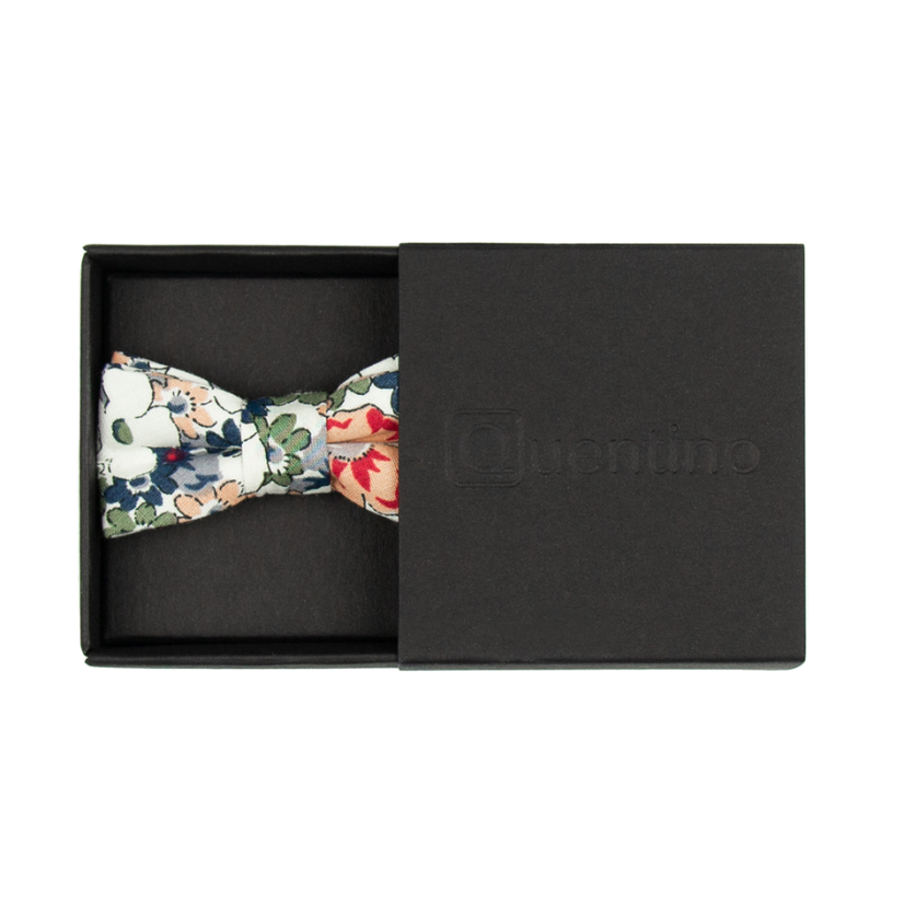 Barevný MINI dětský motýlek s květy