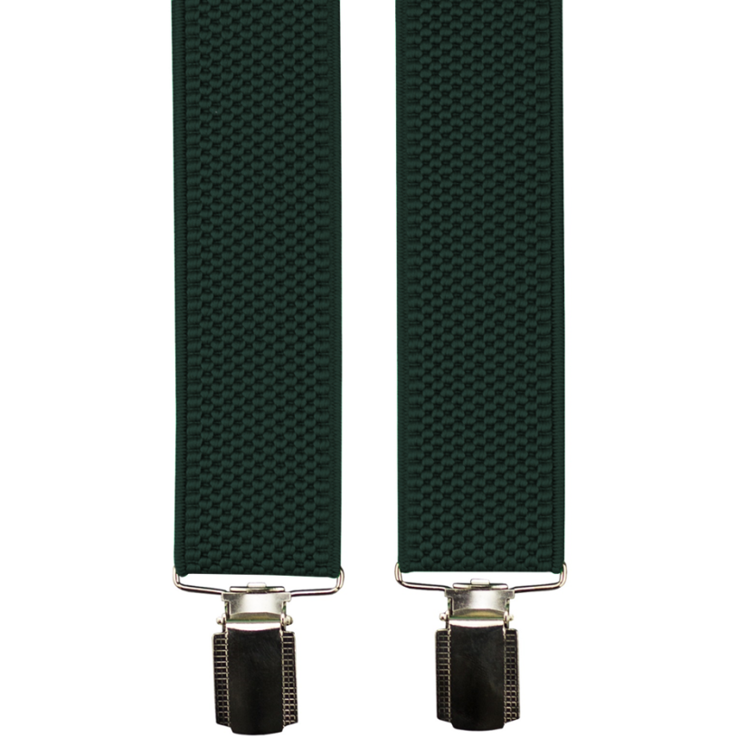 Smaragdově zelené pánské široké kšandy