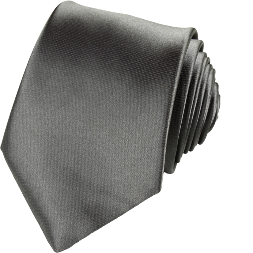 Grafitově šedá pánská kravata