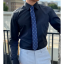 Dark Navy Men's Necktie GOLF