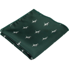 Emerald Green Men's Pocket Square DOG