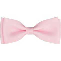 Světle růžový pánský motýlek matný