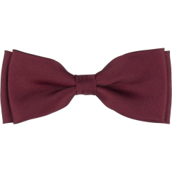 Vínově červený pánský motýlek matný