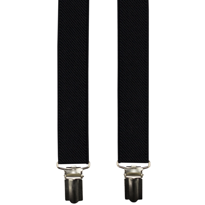Čierne detské traky - Dĺžka: 80cm (pro děti do 150cm)