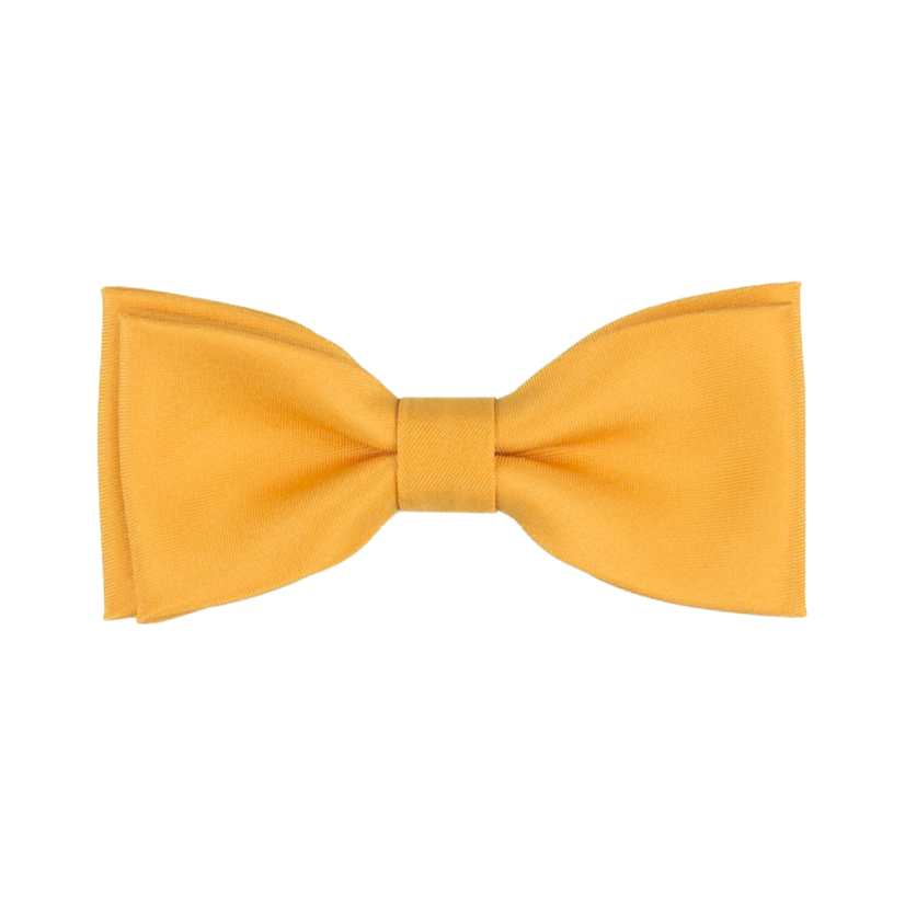 Hořčicově žlutý dětský motýlek matný