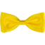 Canary Yellow Men's Bow Tie Glossy