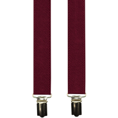 Vínově červené pánské kšandy