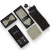 Beige and Brown Men's Set with Striped Necktie