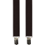 Dark Brown Children's Suspenders - Length: 48cm (pro děti do 90cm)