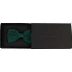 Smaragdově zelený dětský pletený motýlek