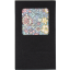 Grey Blue Men's Pocket Square with Colourful Flowers