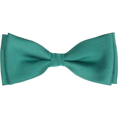 Petrolejově zelený pánský motýlek s jemným vzorem