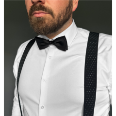 Black Men's Bow Tie Matte