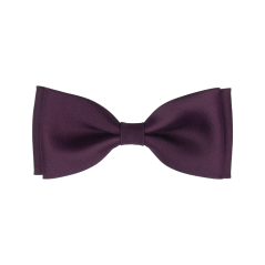 Tmavě fialový dětský motýlek matný