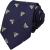 Tmavě modrá pánská kravata VČELA