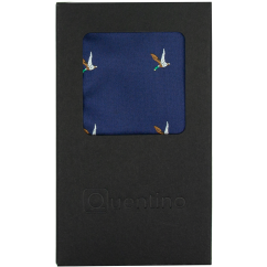 Tmavě modrý pánský kapesníček divoká KACHNA