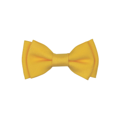 Kanárkově žlutý dětský MINI motýlek matný