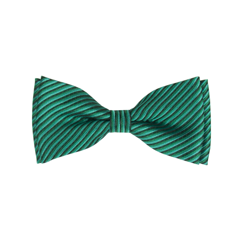 Zelený dětský motýlek s proužky Zelený dětský motýlek s proužky