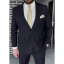 Beige Men's Pocket Square with Elegant Ornamental Pattern