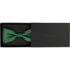 Zelený pánský motýlek s metalickým odleskem