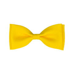 Kanárkově žlutý dětský motýlek matný